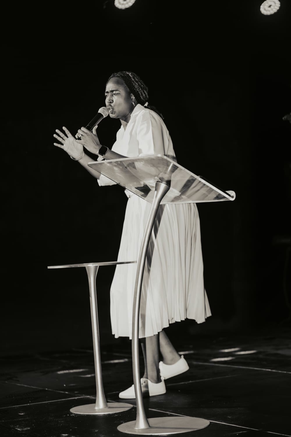 Dr. Imaobong Odutola preaching