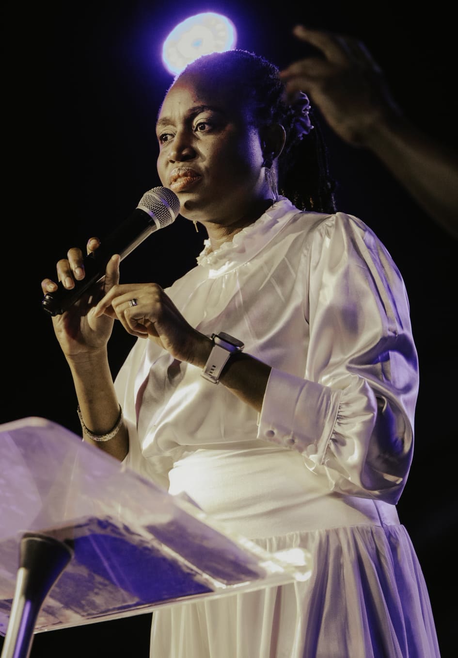 Dr. Imaobong Odutola preaching